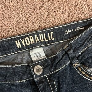 Juniors Hydraulic Boot Flare Jeans